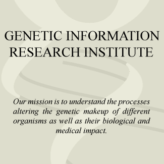 [Our mission: To understand the processes altering the genetic makeup of different organisms as well as their biological and medical impact.]